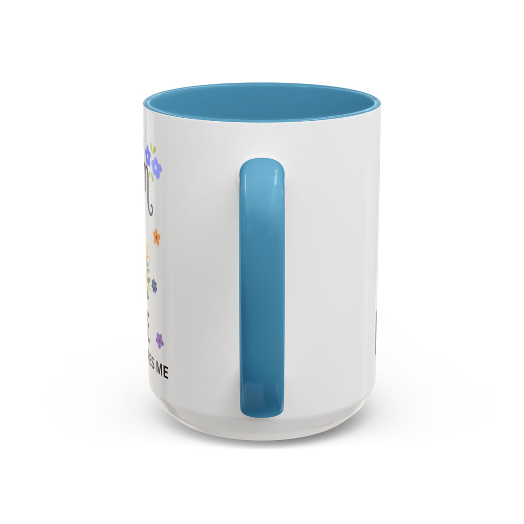 I Am a Mom and a Nurse Coffee Mug — Floral Stethoscope Accent Mug (11/15oz)
