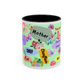 Mom the.... Accent Coffee Mug — Floral Butterfly Gifts for Moms (11/15oz)