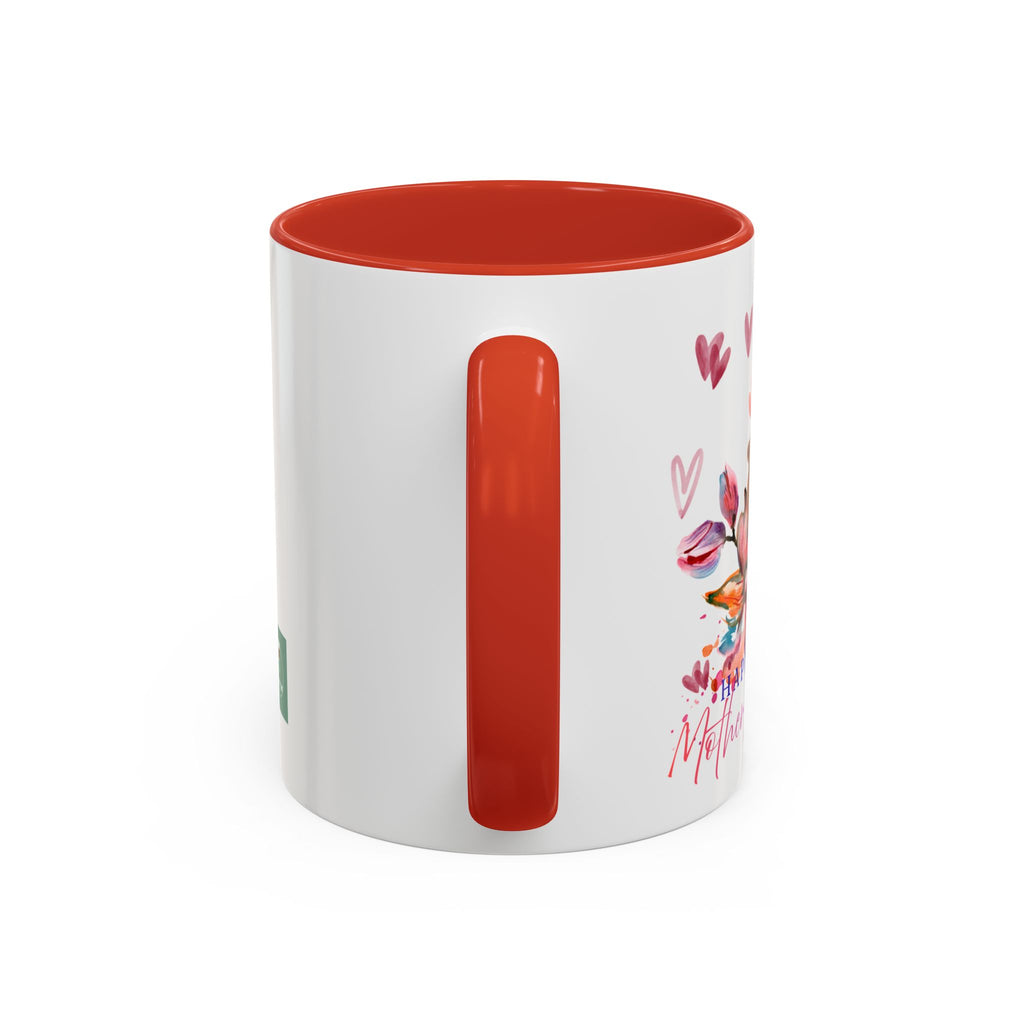 Mother's Day Bear Coffee Mug – Happy Mother's Day Floral Accent Mug