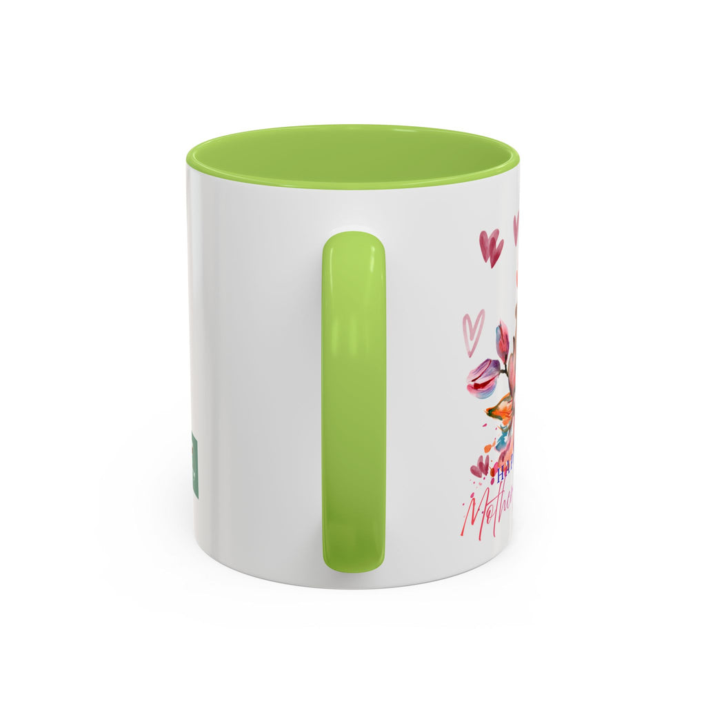 Mother's Day Bear Coffee Mug – Happy Mother's Day Floral Accent Mug