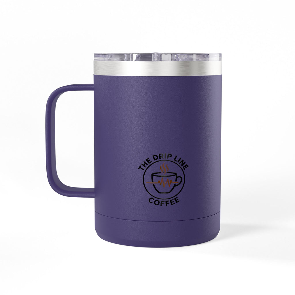 Code Brown Dark Roast Coffee Tumbler — 15oz Insulated Mug