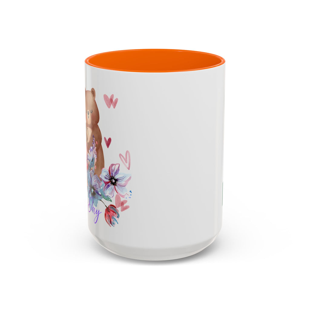 Mother's Day Bear Coffee Mug – Happy Mother's Day Floral Accent Mug