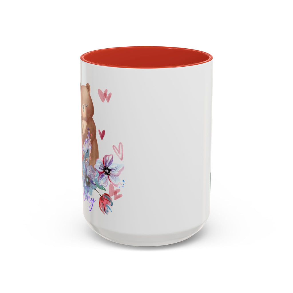 Mother's Day Bear Coffee Mug – Happy Mother's Day Floral Accent Mug