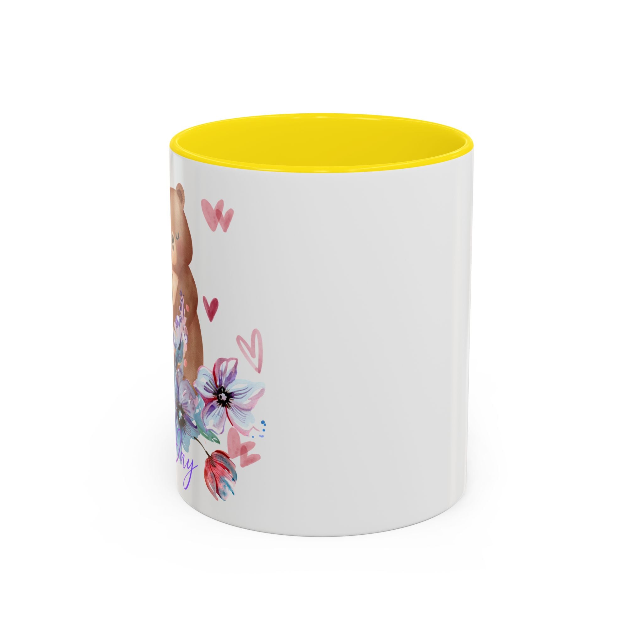 Mother's Day Bear Coffee Mug – Happy Mother's Day Floral Accent Mug