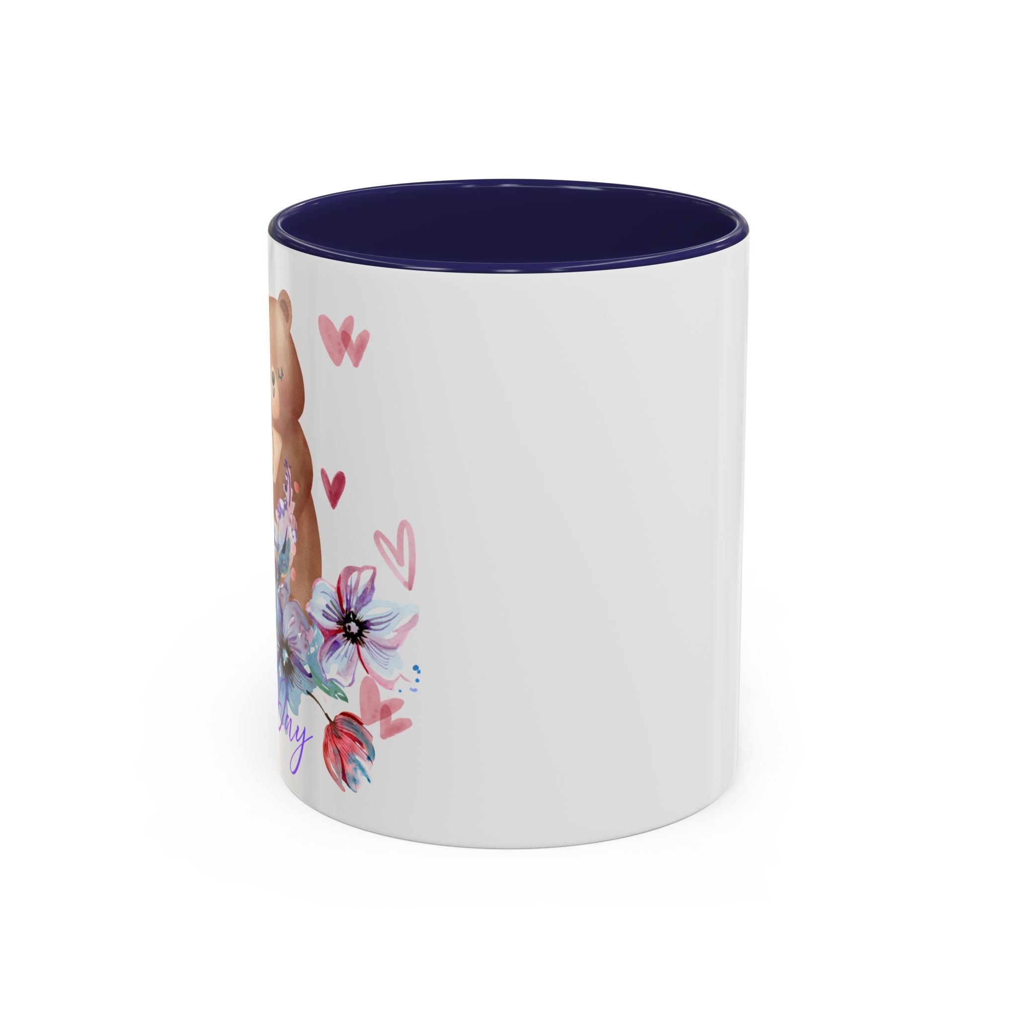 Mother's Day Bear Coffee Mug – Happy Mother's Day Floral Accent Mug