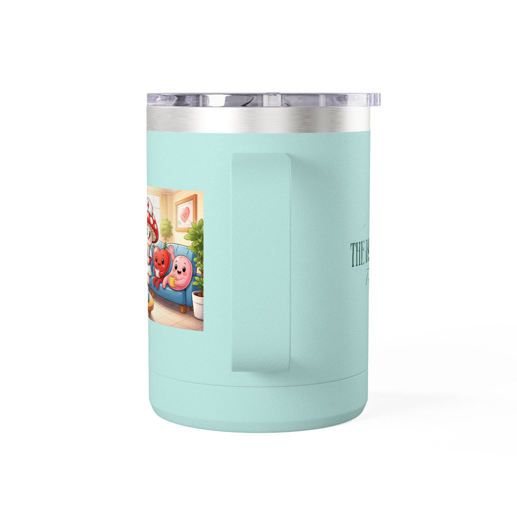 Cute Nurse Mushroom with Heart Friends Coffee Tumbler