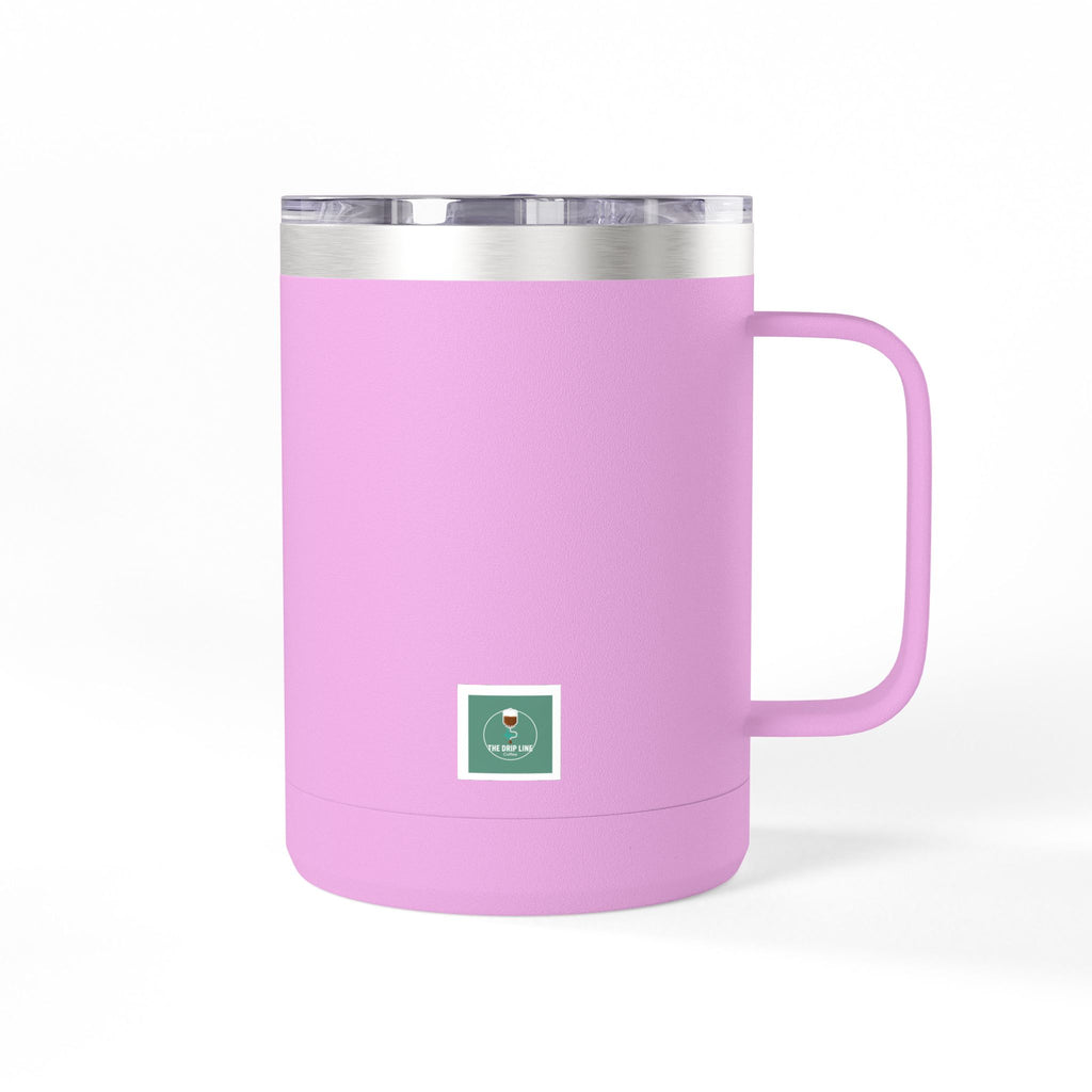 I am a Mom and a Nurse Nothing Scares Me Coffee Tumbler 15oz — Cute Floral Illustration Travel Mug