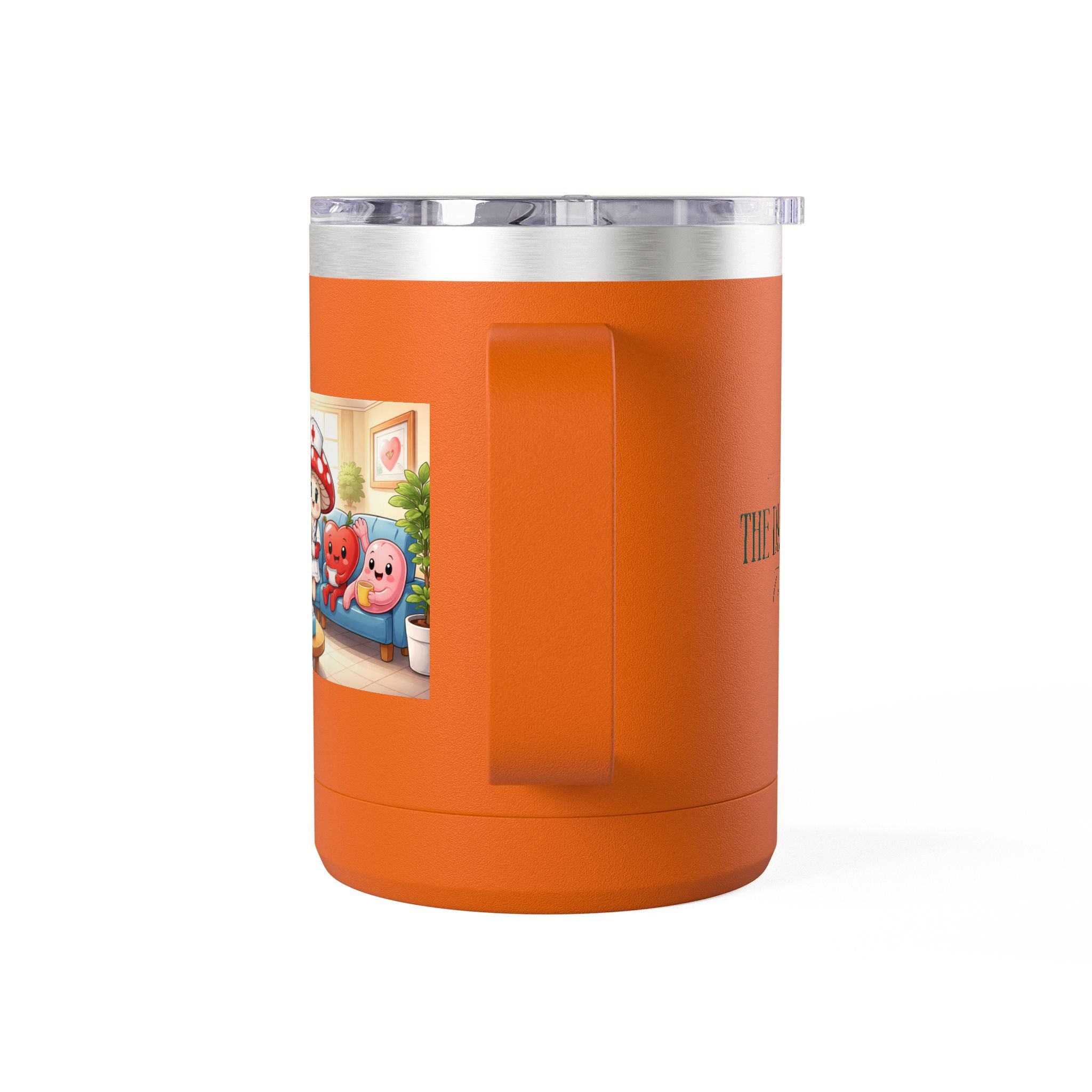 Cute Nurse Mushroom with Heart Friends Coffee Tumbler