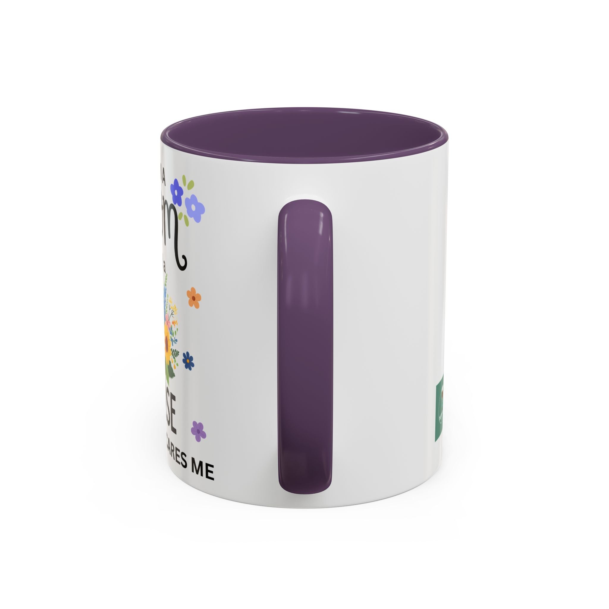 I Am a Mom and a Nurse Coffee Mug — Floral Stethoscope Accent Mug (11/15oz)
