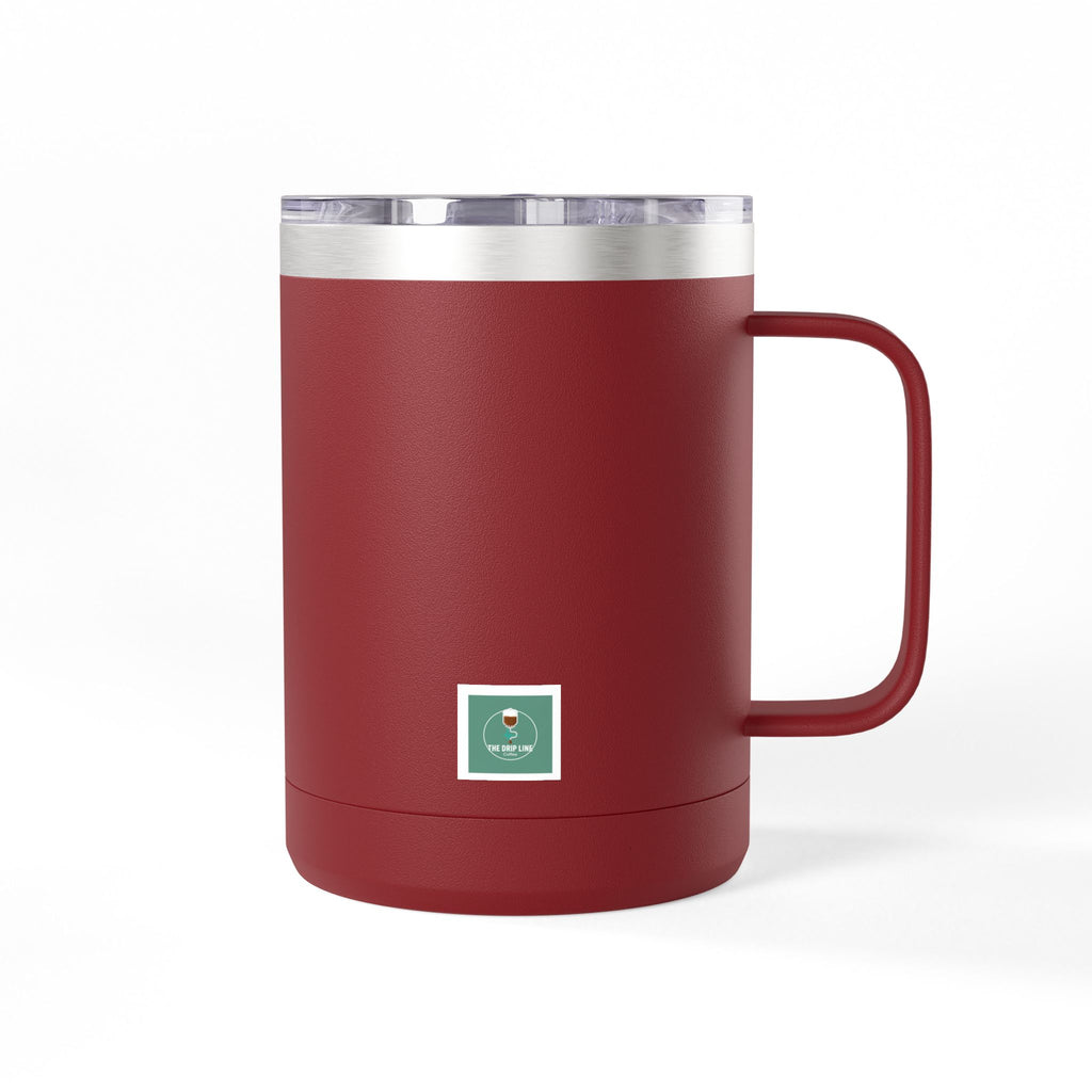 I am a Mom and a Nurse Nothing Scares Me Coffee Tumbler 15oz — Cute Floral Illustration Travel Mug