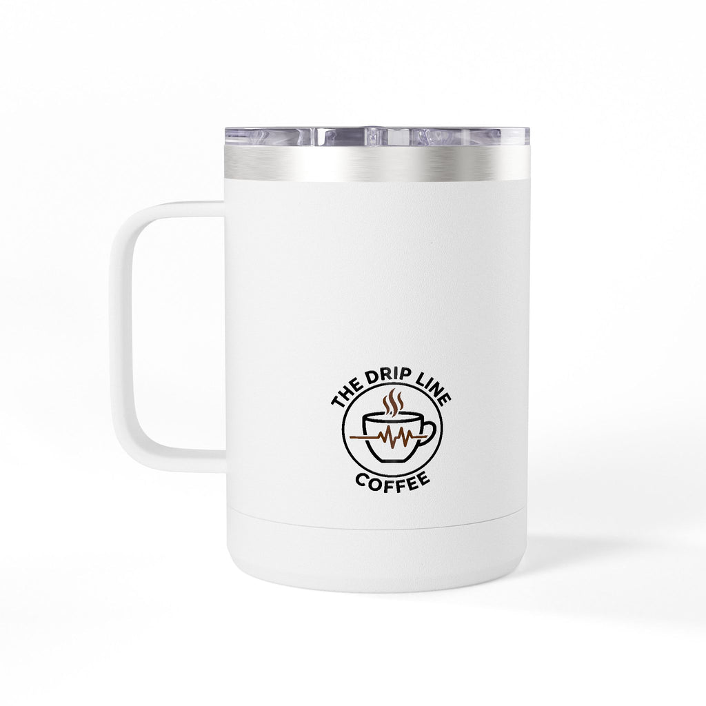 Code Brown Dark Roast Coffee Tumbler — 15oz Insulated Mug