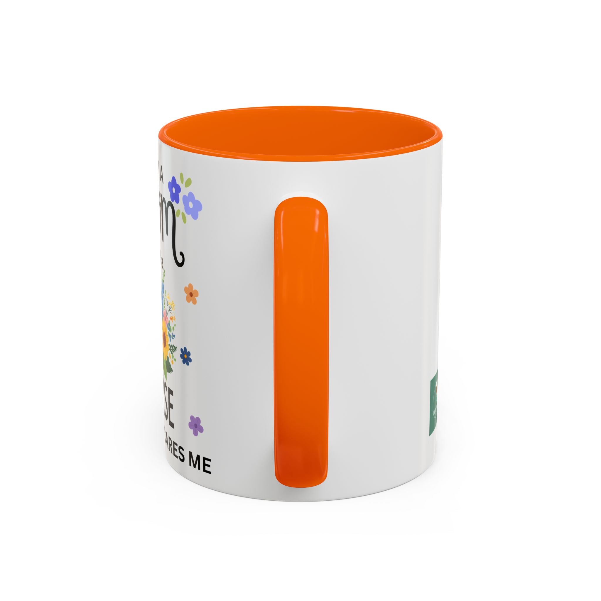 I Am a Mom and a Nurse Coffee Mug — Floral Stethoscope Accent Mug (11/15oz)