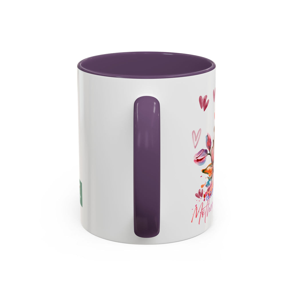 Mother's Day Bear Coffee Mug – Happy Mother's Day Floral Accent Mug