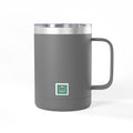 I am a Mom and a Nurse Nothing Scares Me Coffee Tumbler 15oz — Cute Floral Illustration Travel Mug