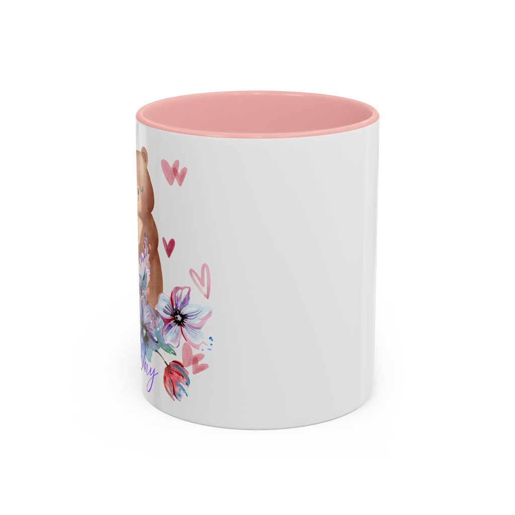 Mother's Day Bear Coffee Mug – Happy Mother's Day Floral Accent Mug