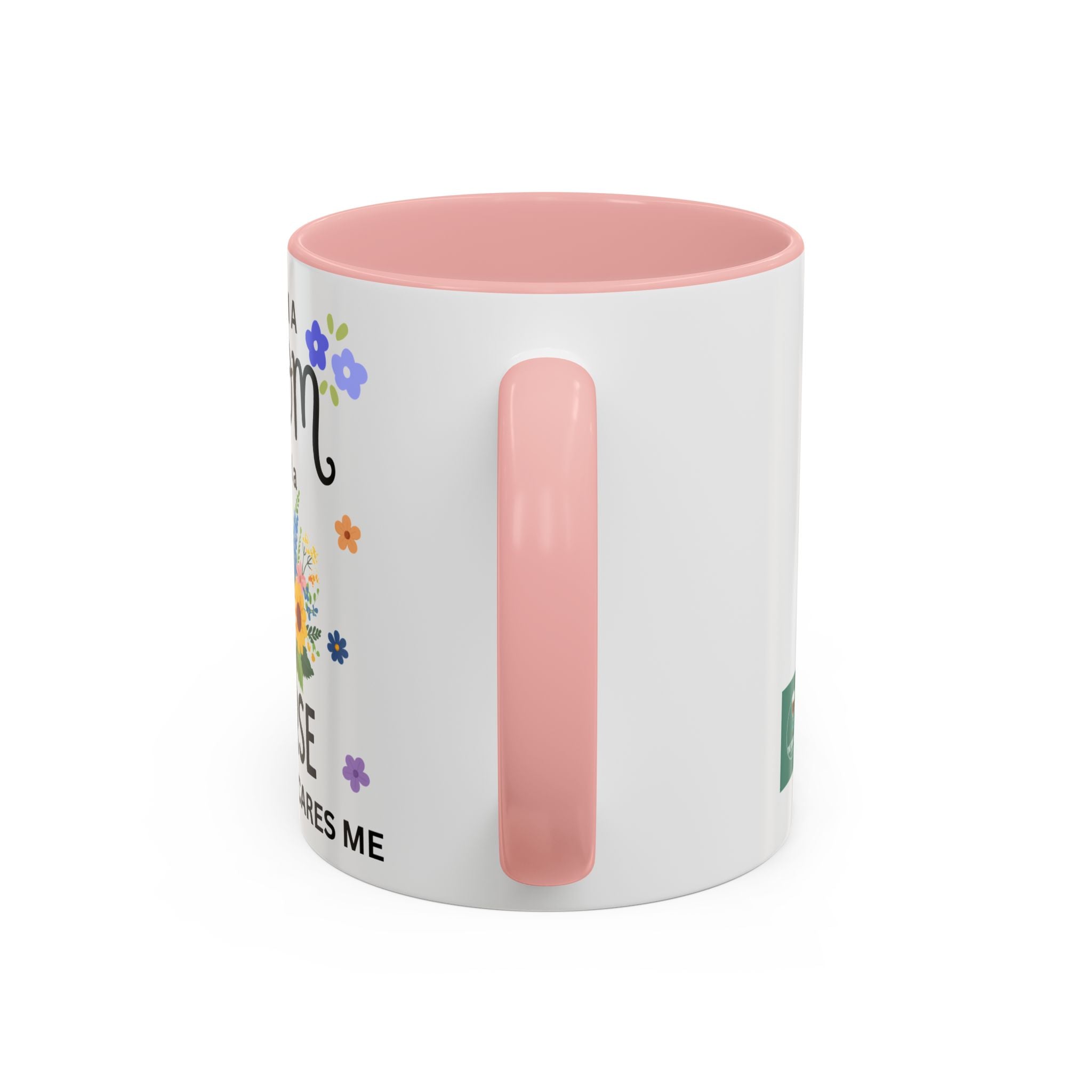 I Am a Mom and a Nurse Coffee Mug — Floral Stethoscope Accent Mug (11/15oz)