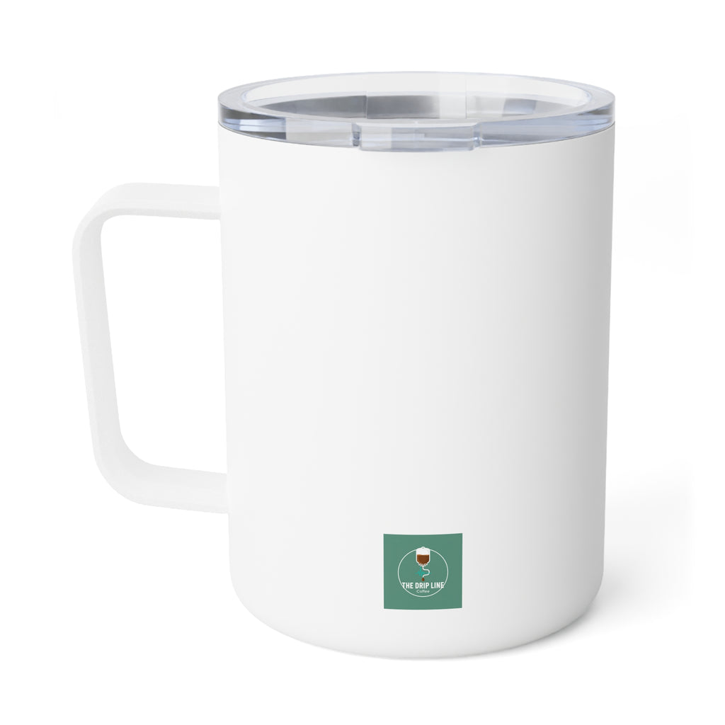 Cute Floral Bear 10oz Insulated Coffee Mug – Cute Hearts & Watercolor Flowers