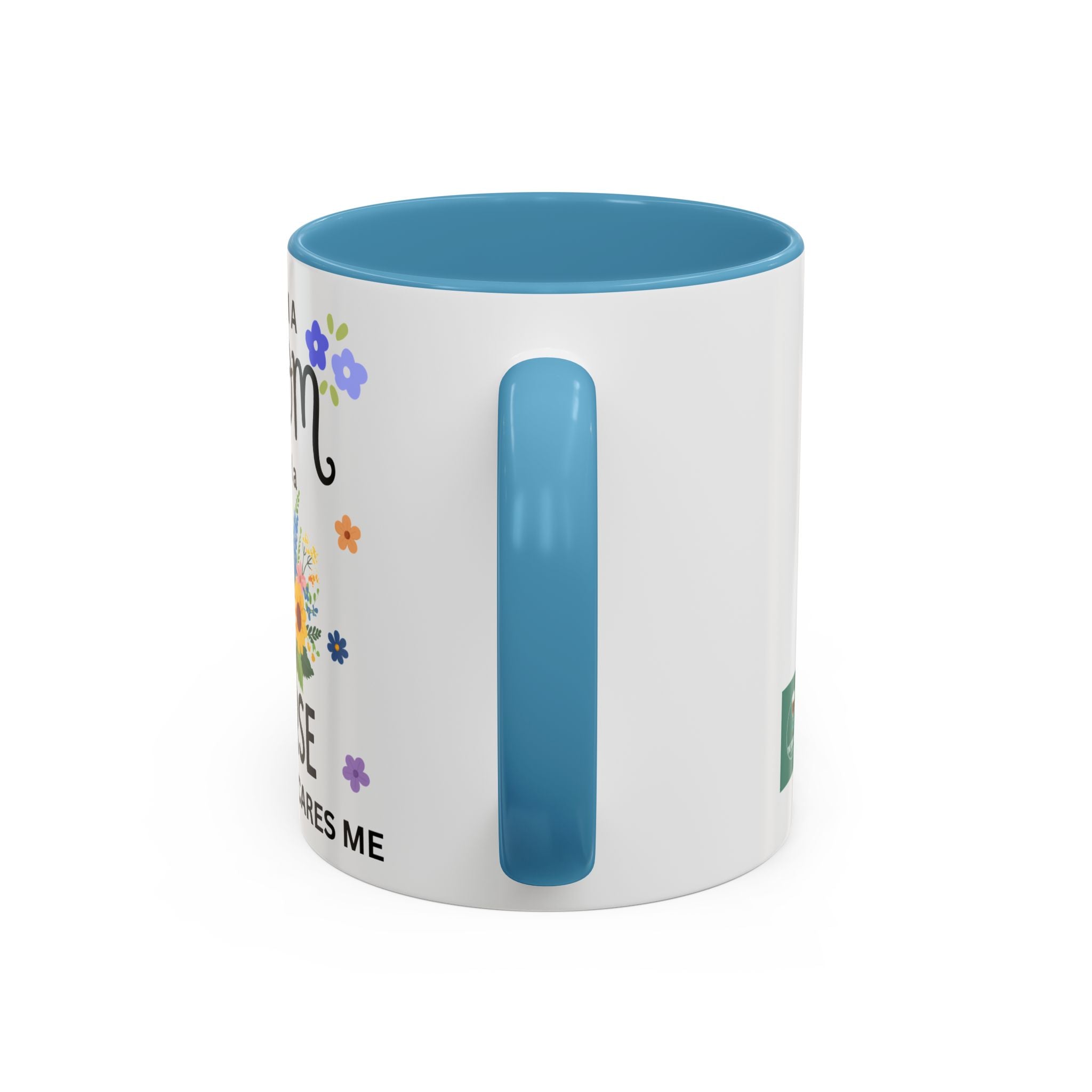 I Am a Mom and a Nurse Coffee Mug — Floral Stethoscope Accent Mug (11/15oz)