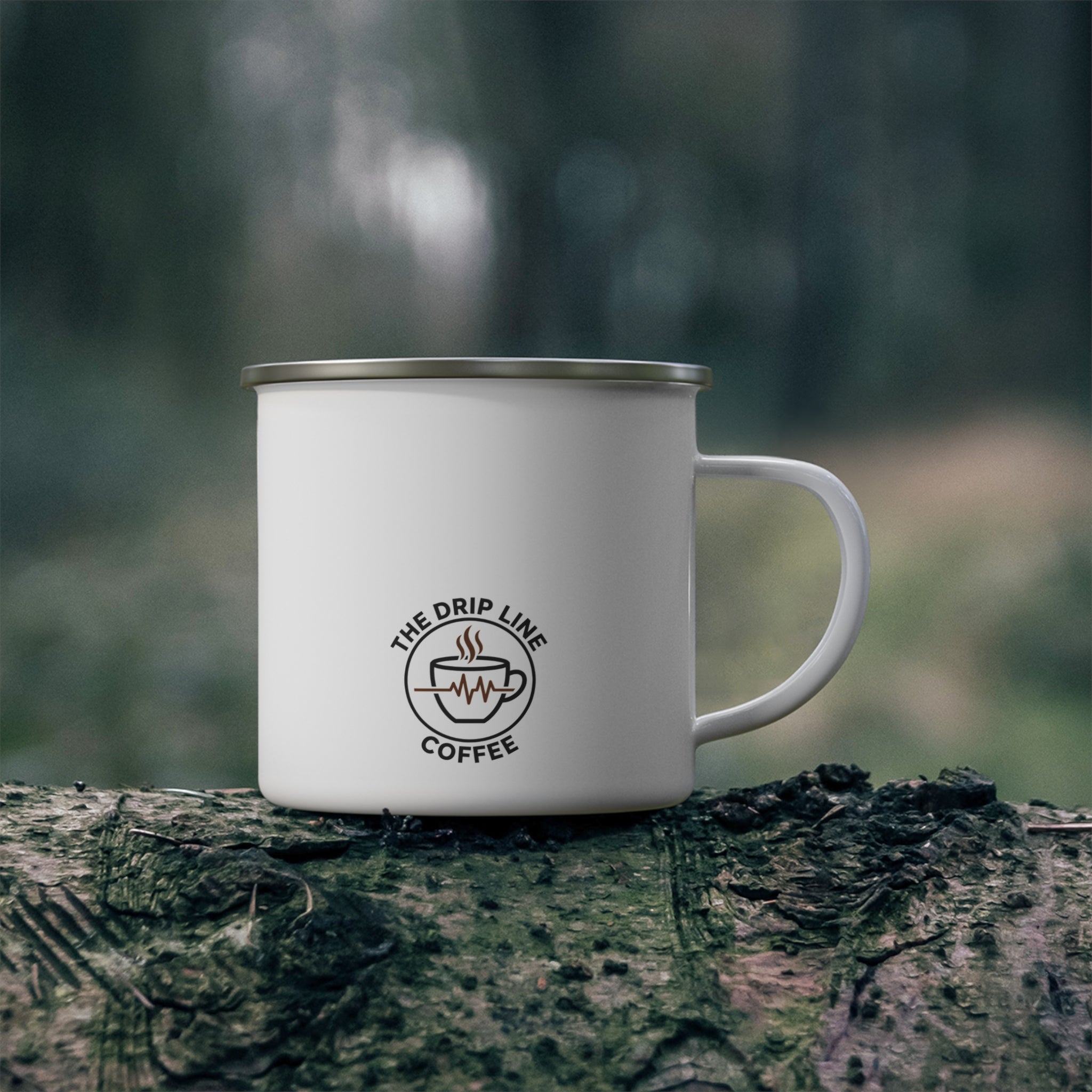 Code Brown Enamel Camping Mug