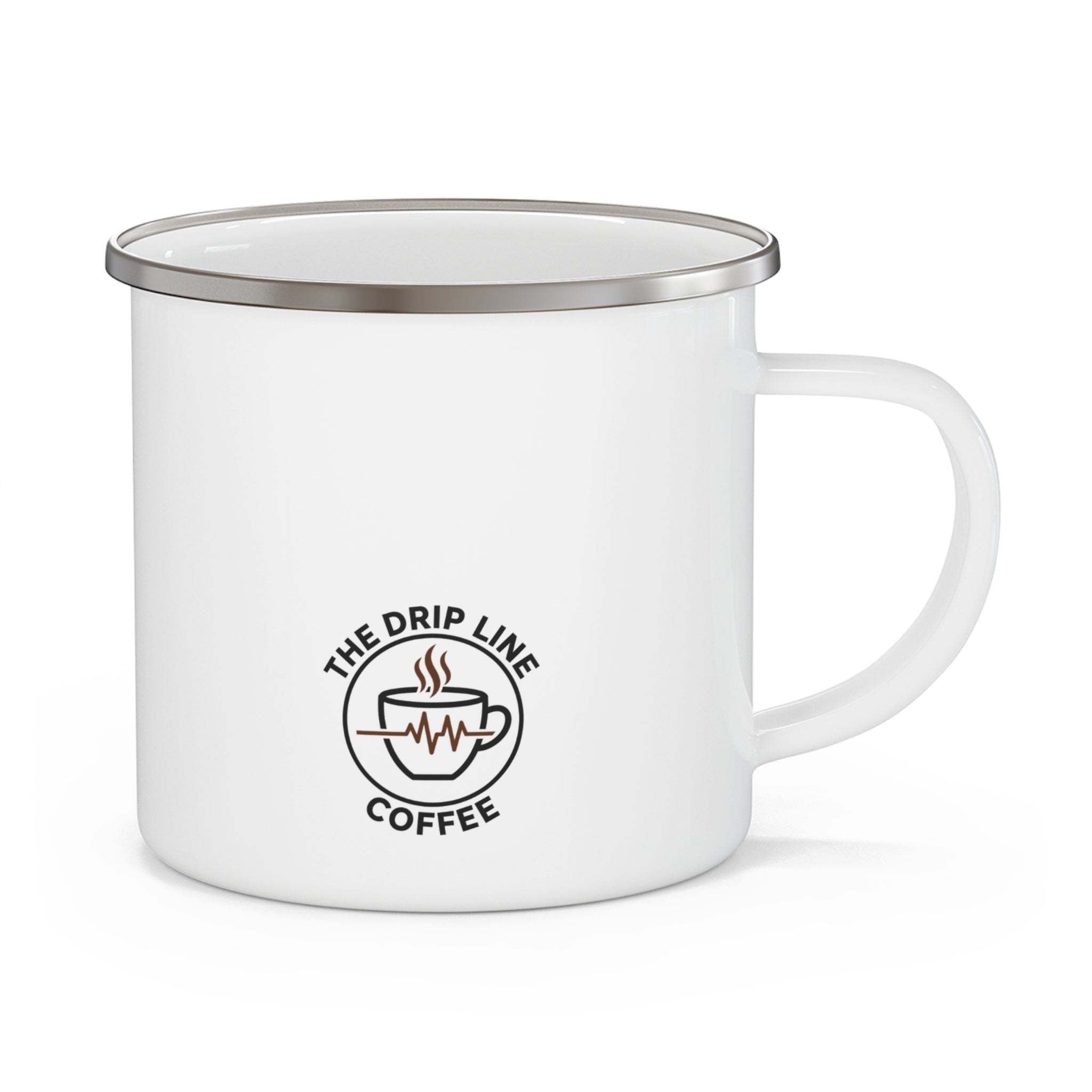 Code Brown Enamel Camping Mug