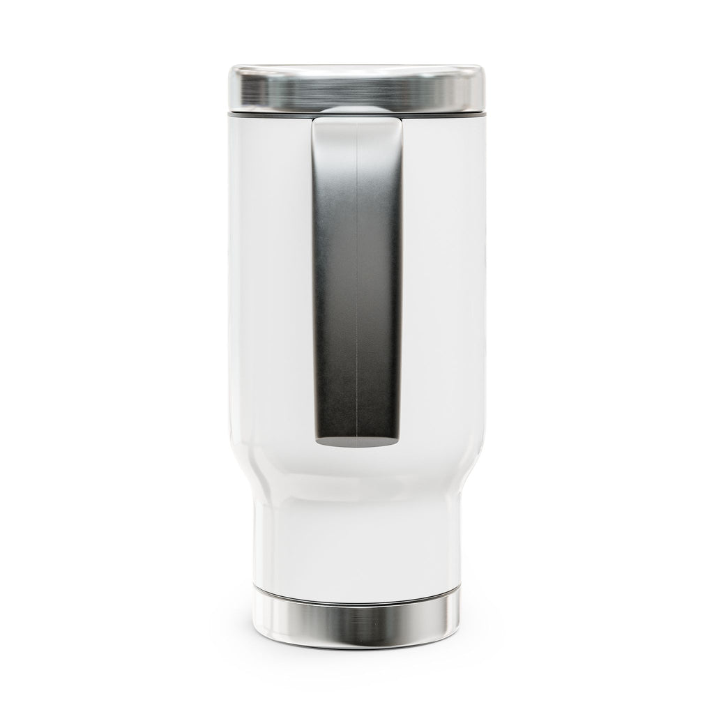 The Drip Line Coffee 14oz Stainless Steel Travel Mug with Handle