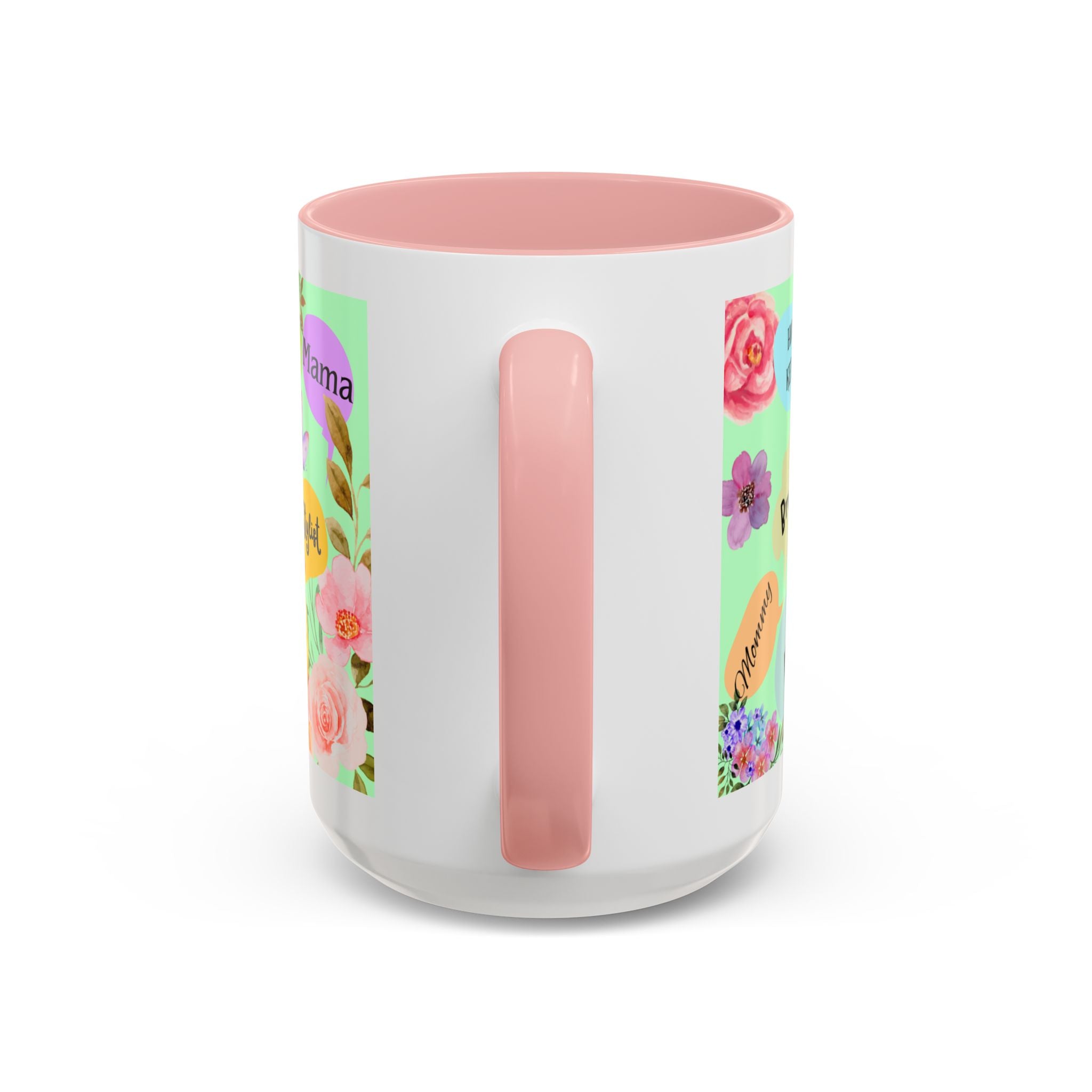 Mom the.... Accent Coffee Mug — Floral Butterfly Gifts for Moms (11/15oz)