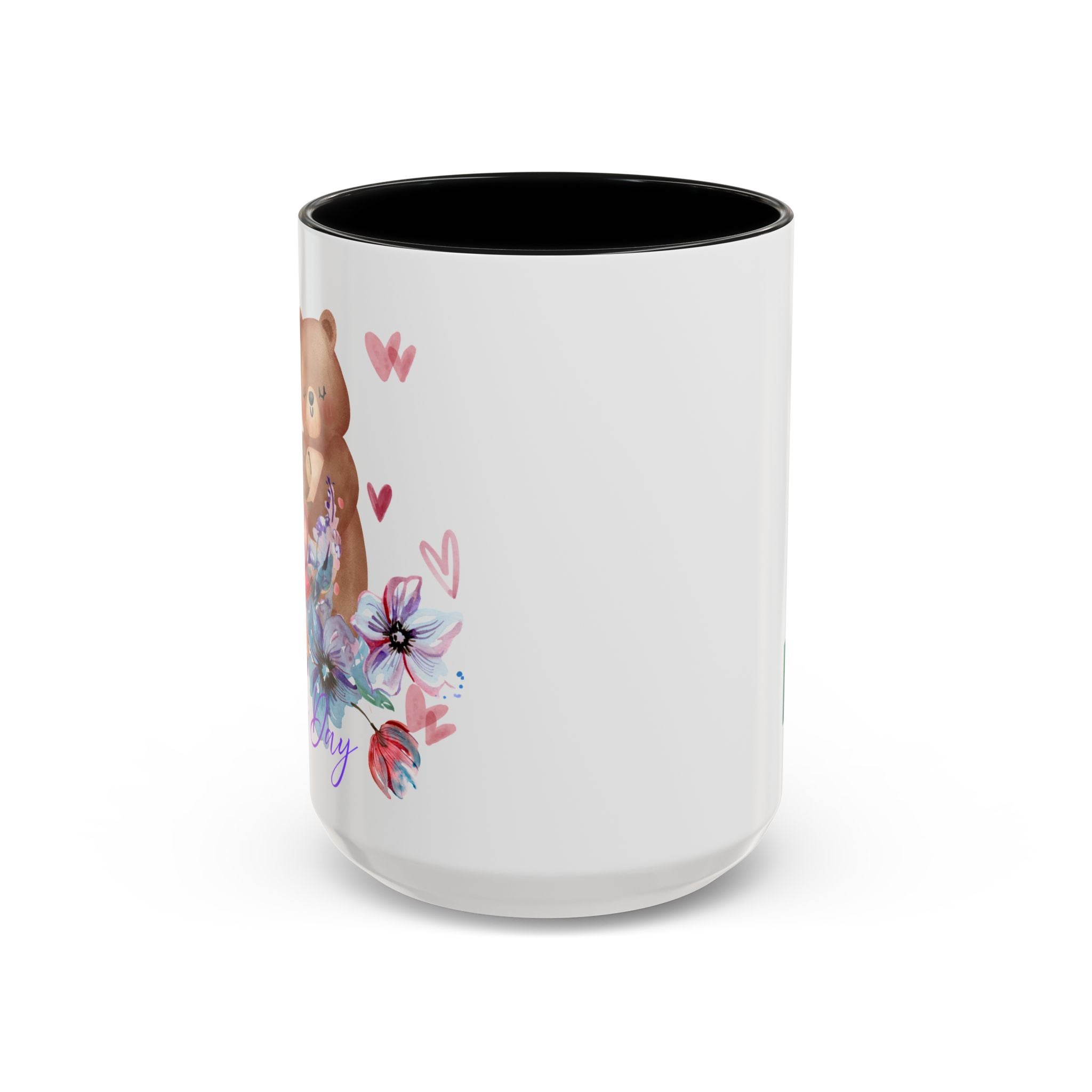 Mother's Day Bear Coffee Mug – Happy Mother's Day Floral Accent Mug