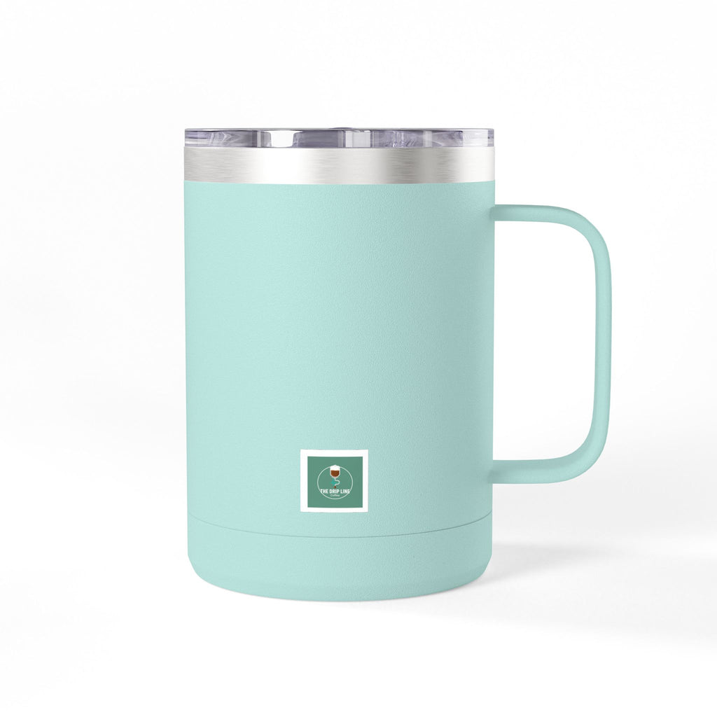 I am a Mom and a Nurse Nothing Scares Me Coffee Tumbler 15oz — Cute Floral Illustration Travel Mug