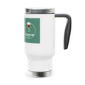 The Drip Line Coffee 14oz Stainless Steel Travel Mug with Handle