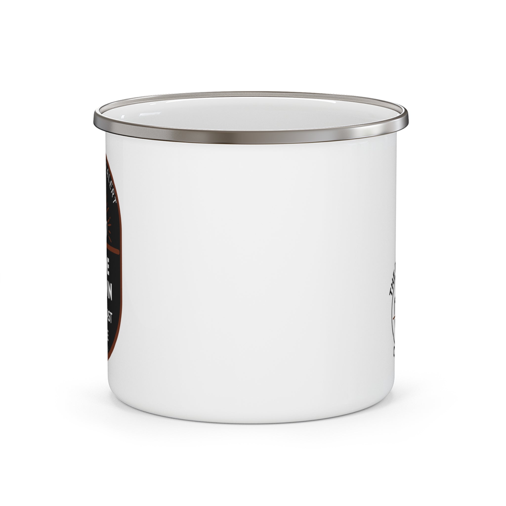Code Brown Enamel Camping Mug