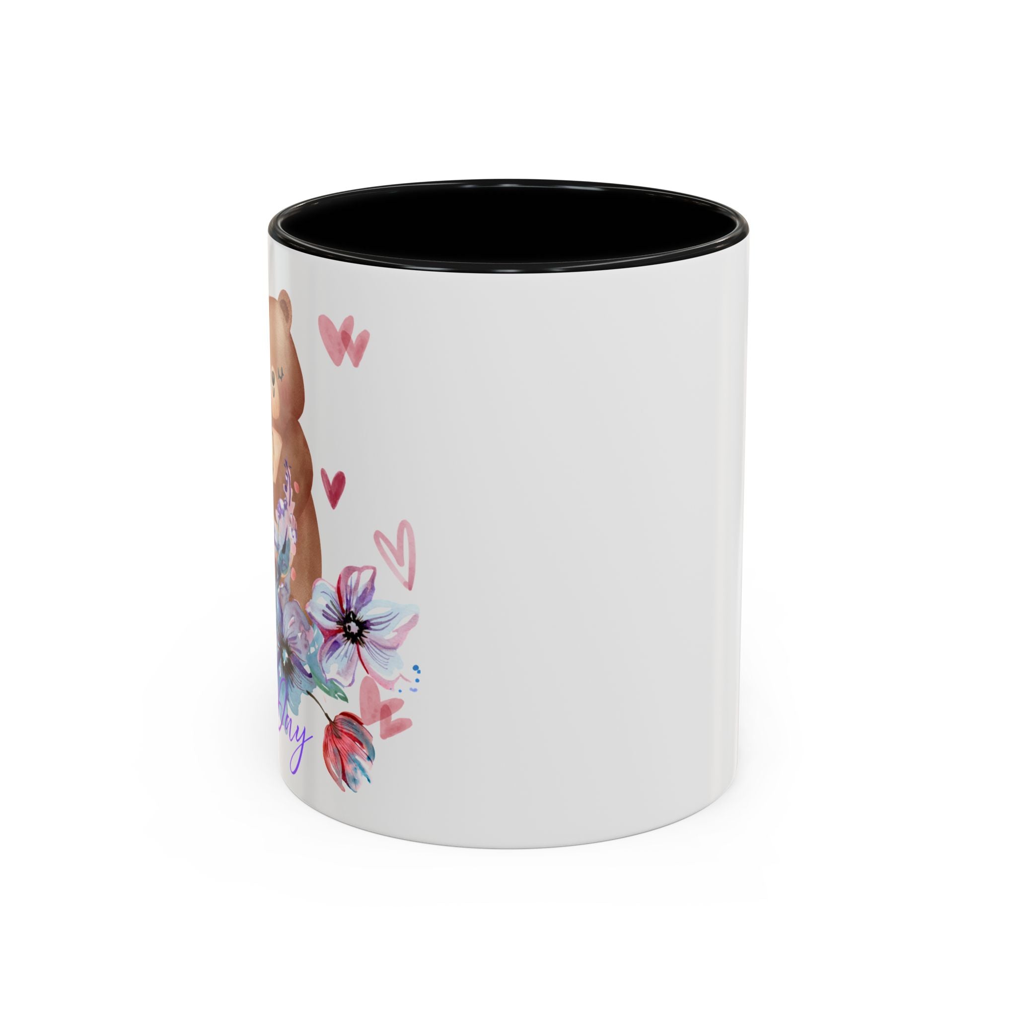 Mother's Day Bear Coffee Mug – Happy Mother's Day Floral Accent Mug
