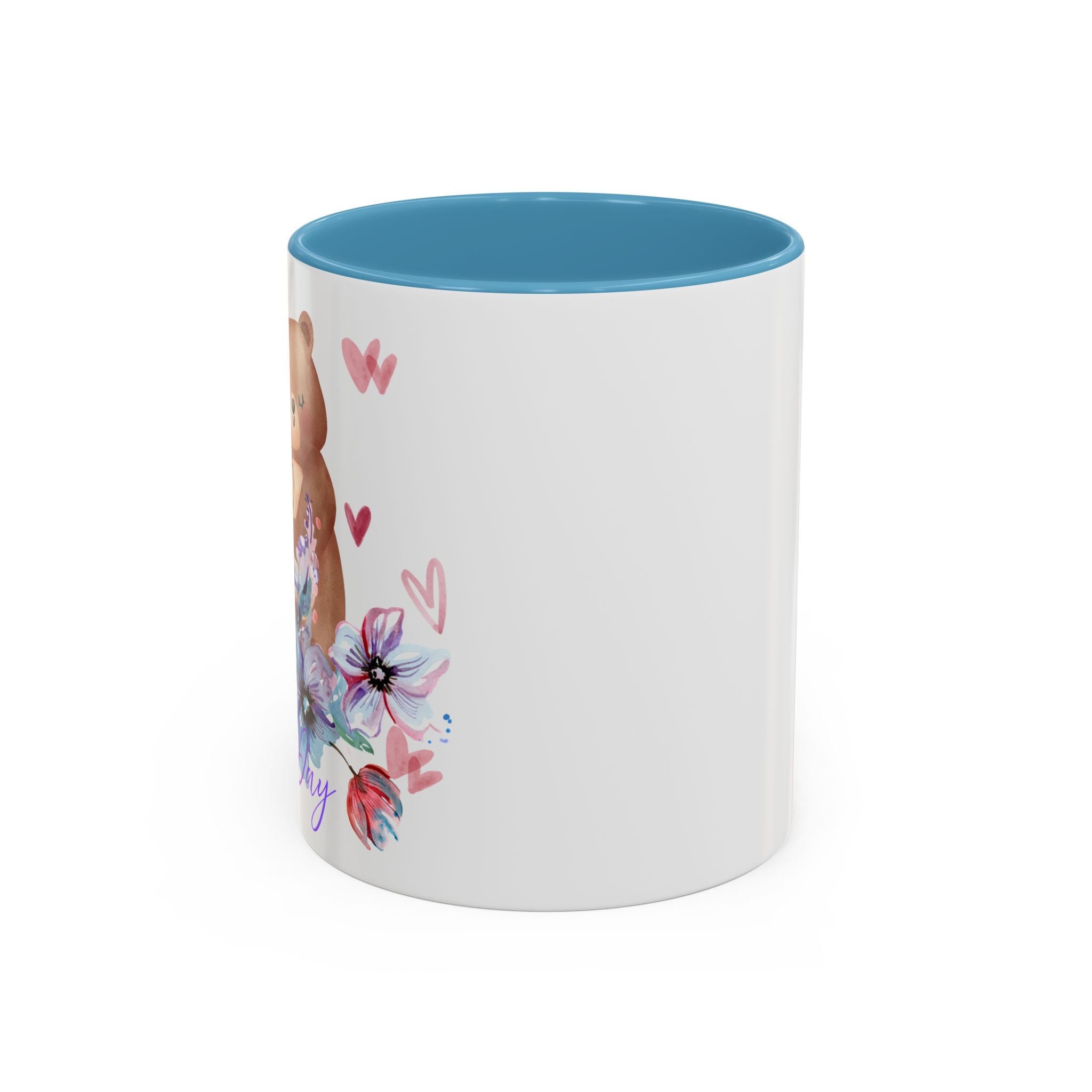 Mother's Day Bear Coffee Mug – Happy Mother's Day Floral Accent Mug