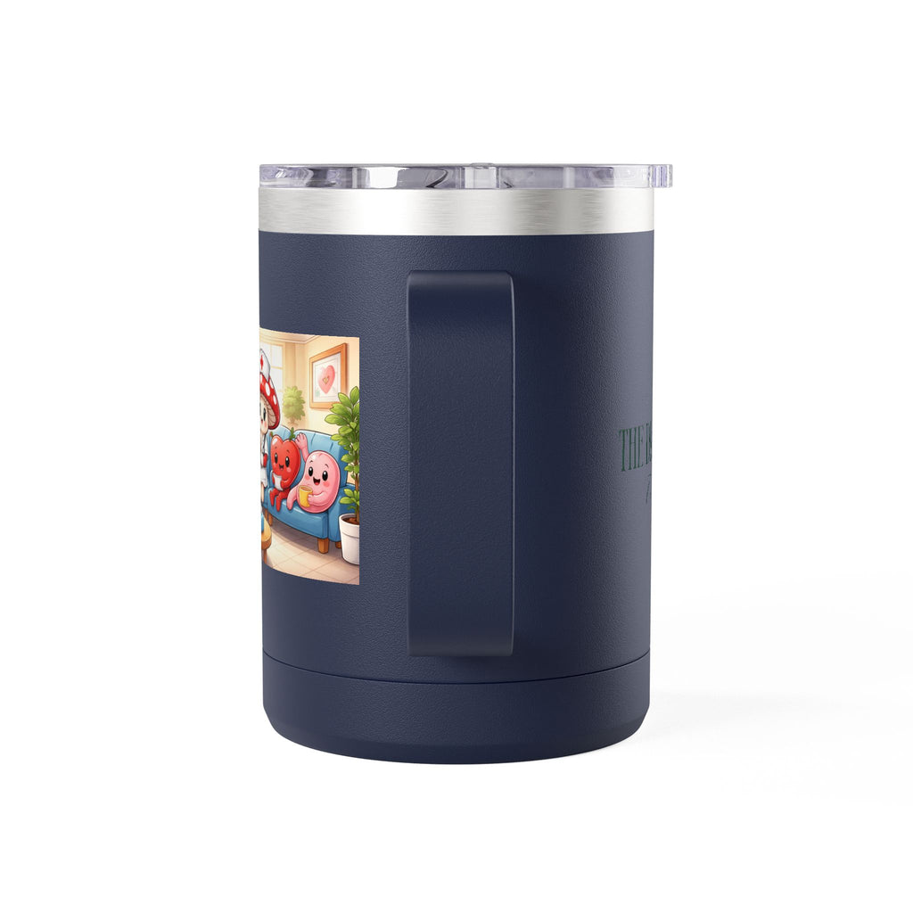 Cute Nurse Mushroom with Heart Friends Coffee Tumbler