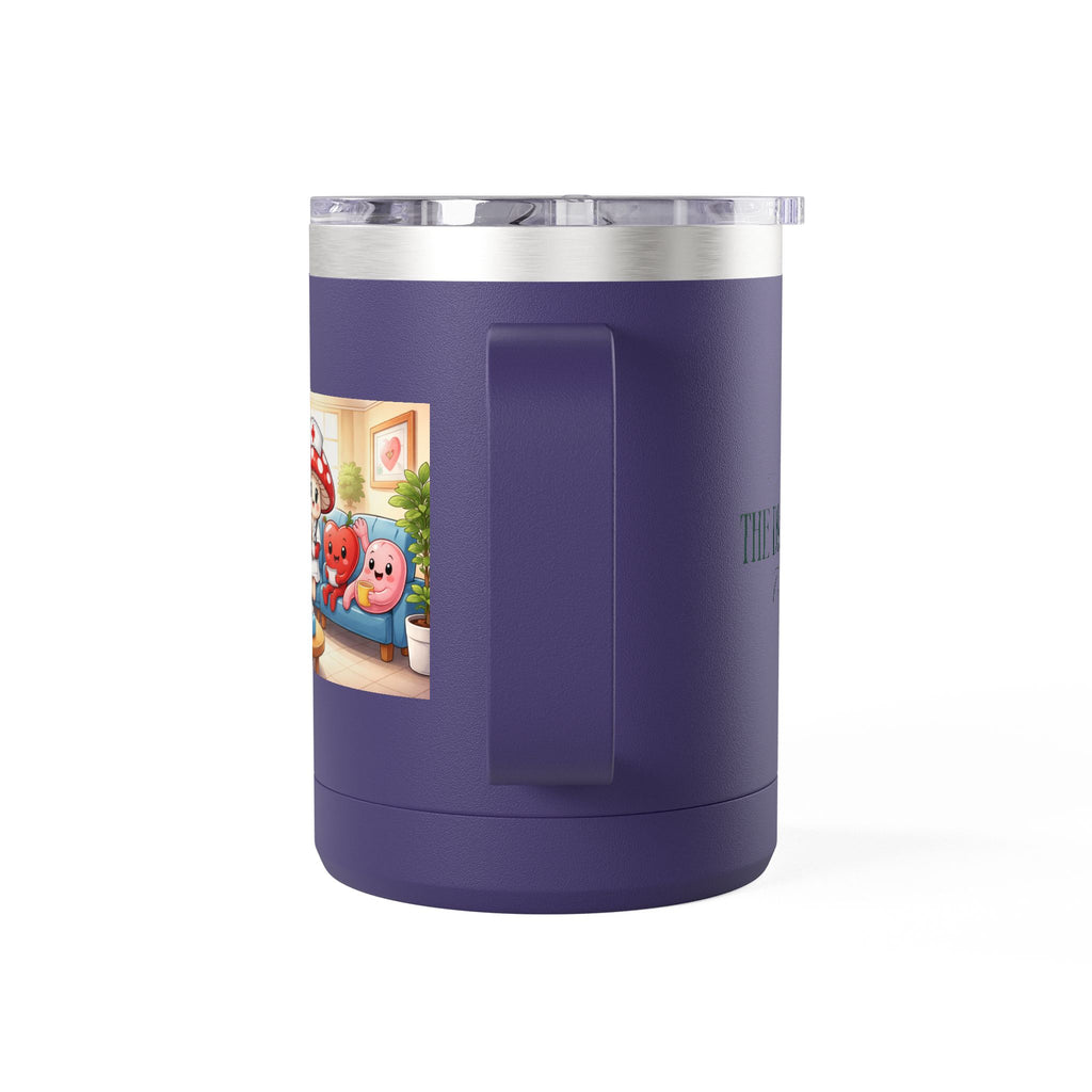 Cute Nurse Mushroom with Heart Friends Coffee Tumbler