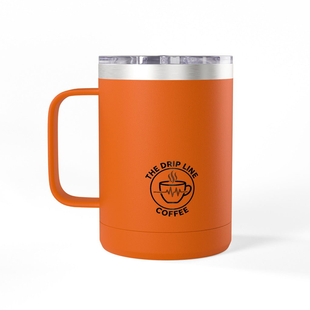 Code Brown Dark Roast Coffee Tumbler — 15oz Insulated Mug
