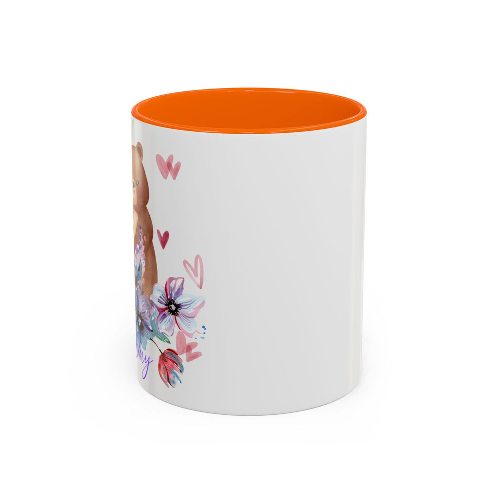 Mother's Day Bear Coffee Mug – Happy Mother's Day Floral Accent Mug