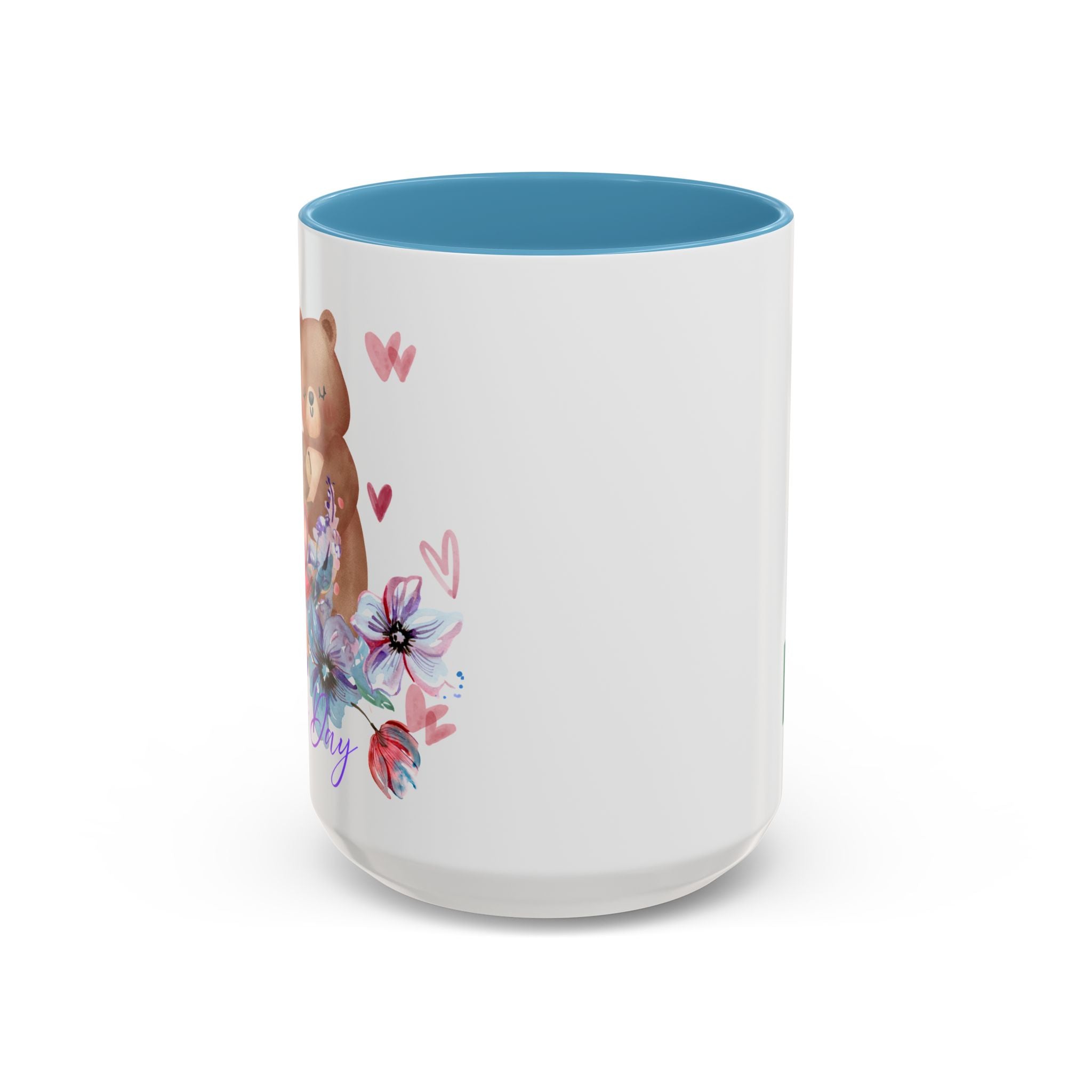 Mother's Day Bear Coffee Mug – Happy Mother's Day Floral Accent Mug