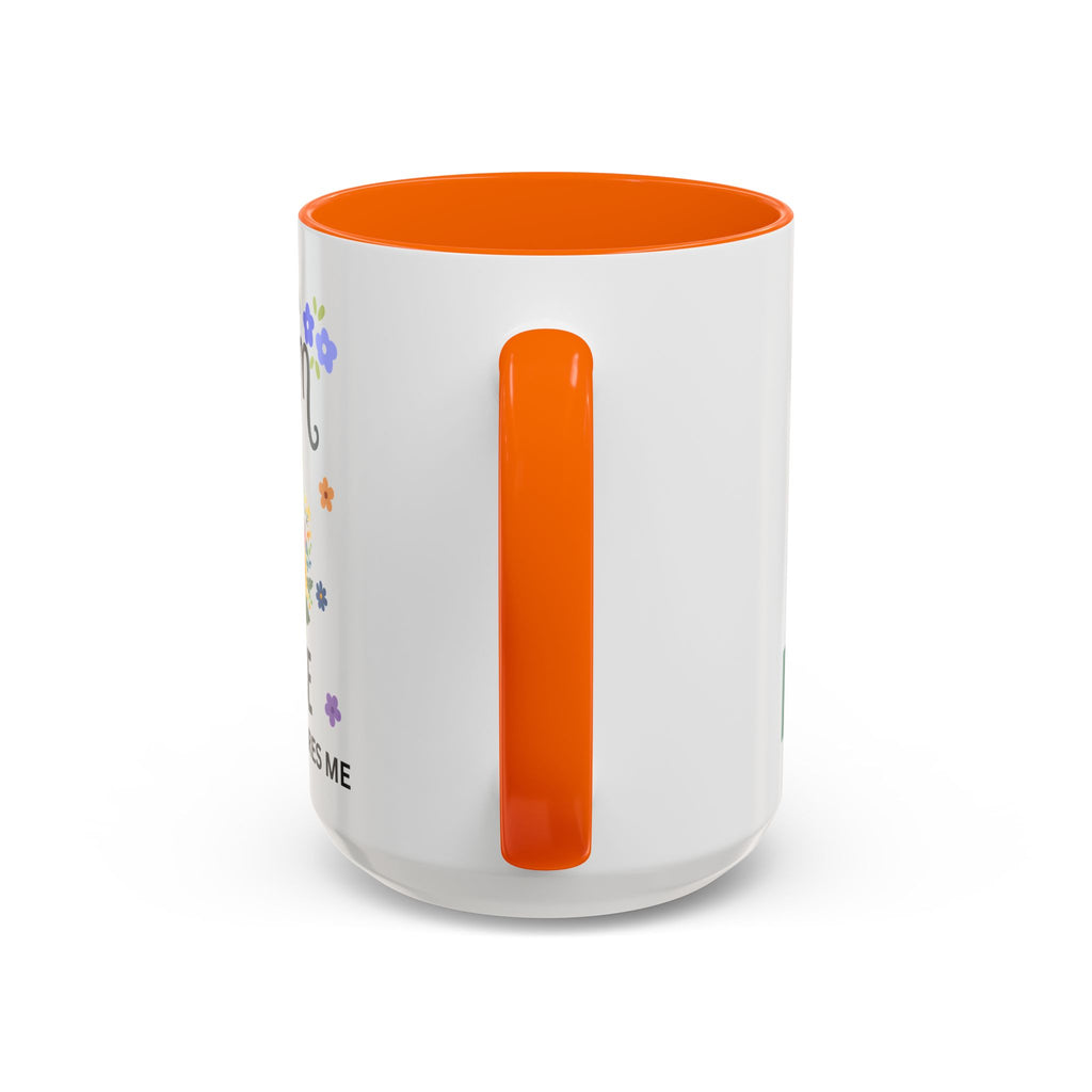 I Am a Mom and a Nurse Coffee Mug — Floral Stethoscope Accent Mug (11/15oz)
