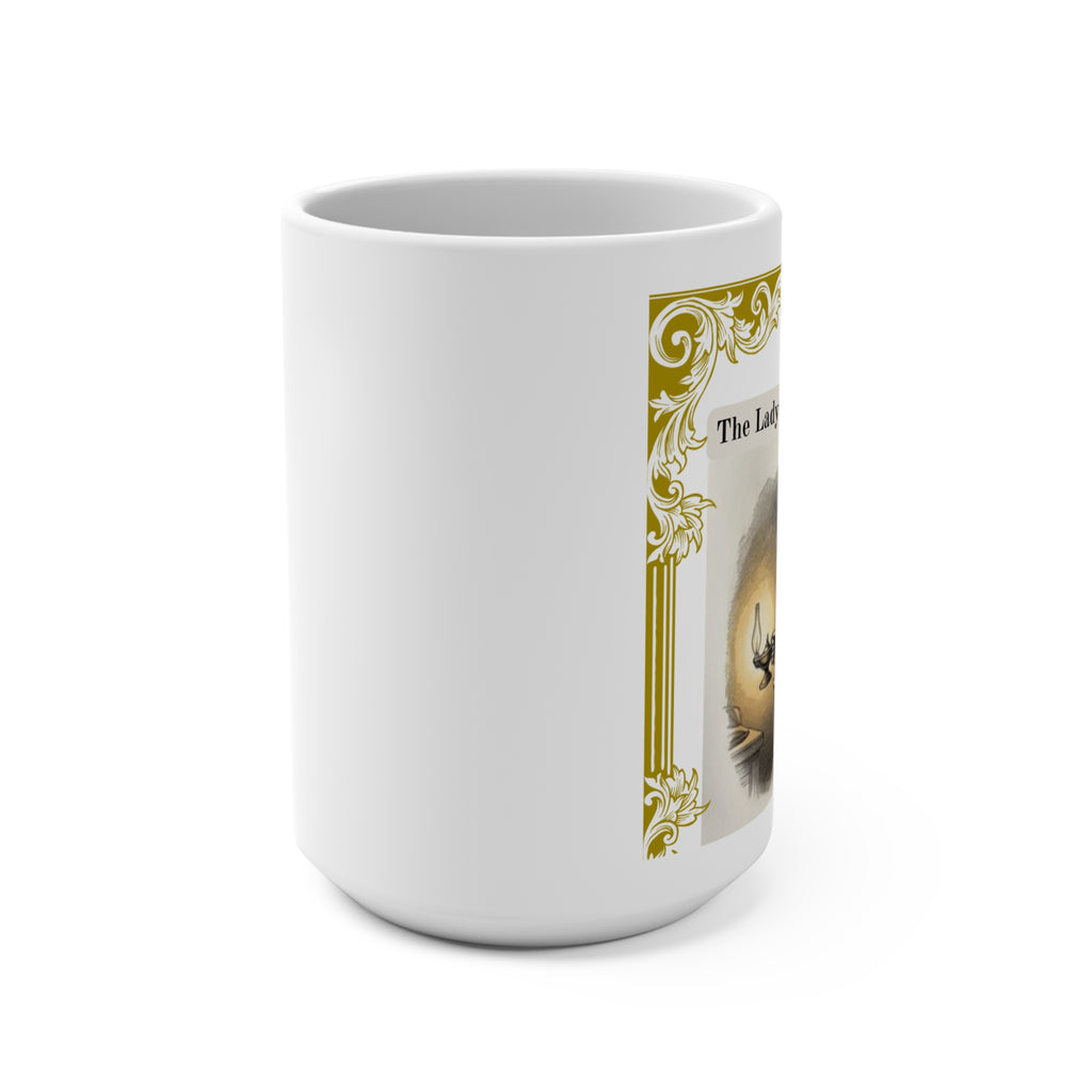 “The Lady With The Lamp” Vintage Nightingale Ceramic Coffee Mug, 15oz