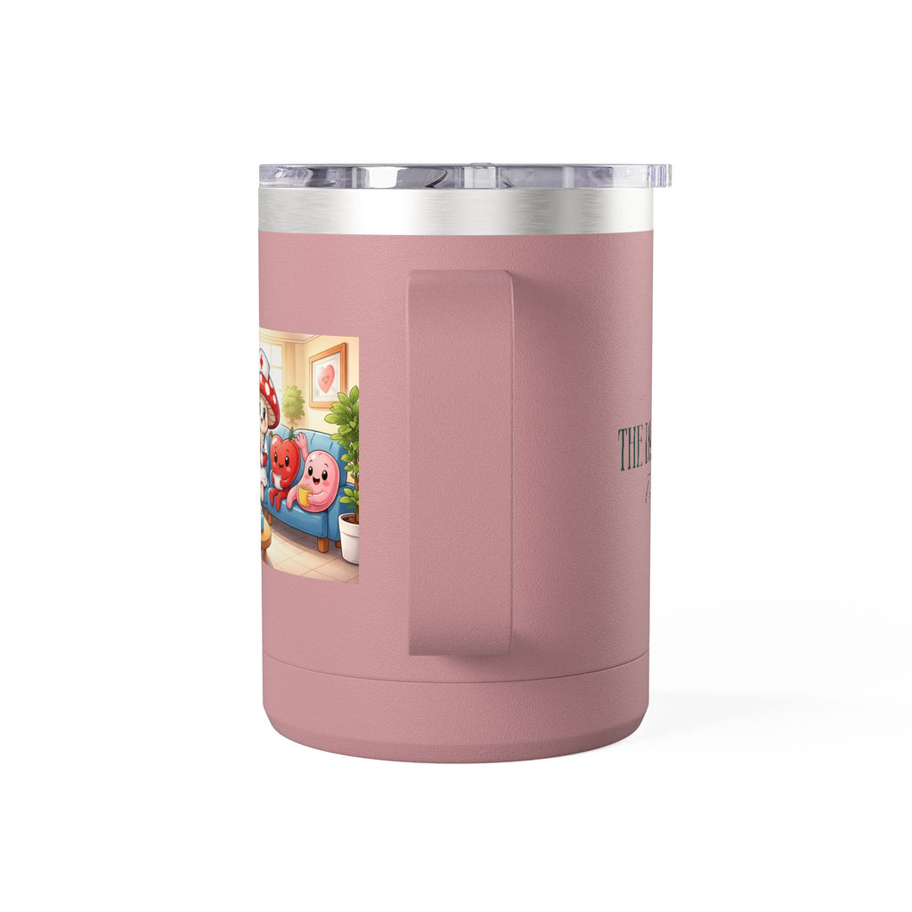 Cute Nurse Mushroom with Heart Friends Coffee Tumbler