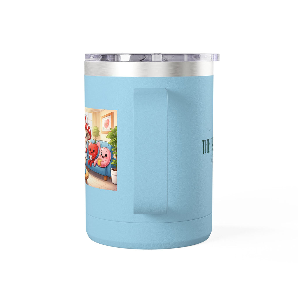 Cute Nurse Mushroom with Heart Friends Coffee Tumbler