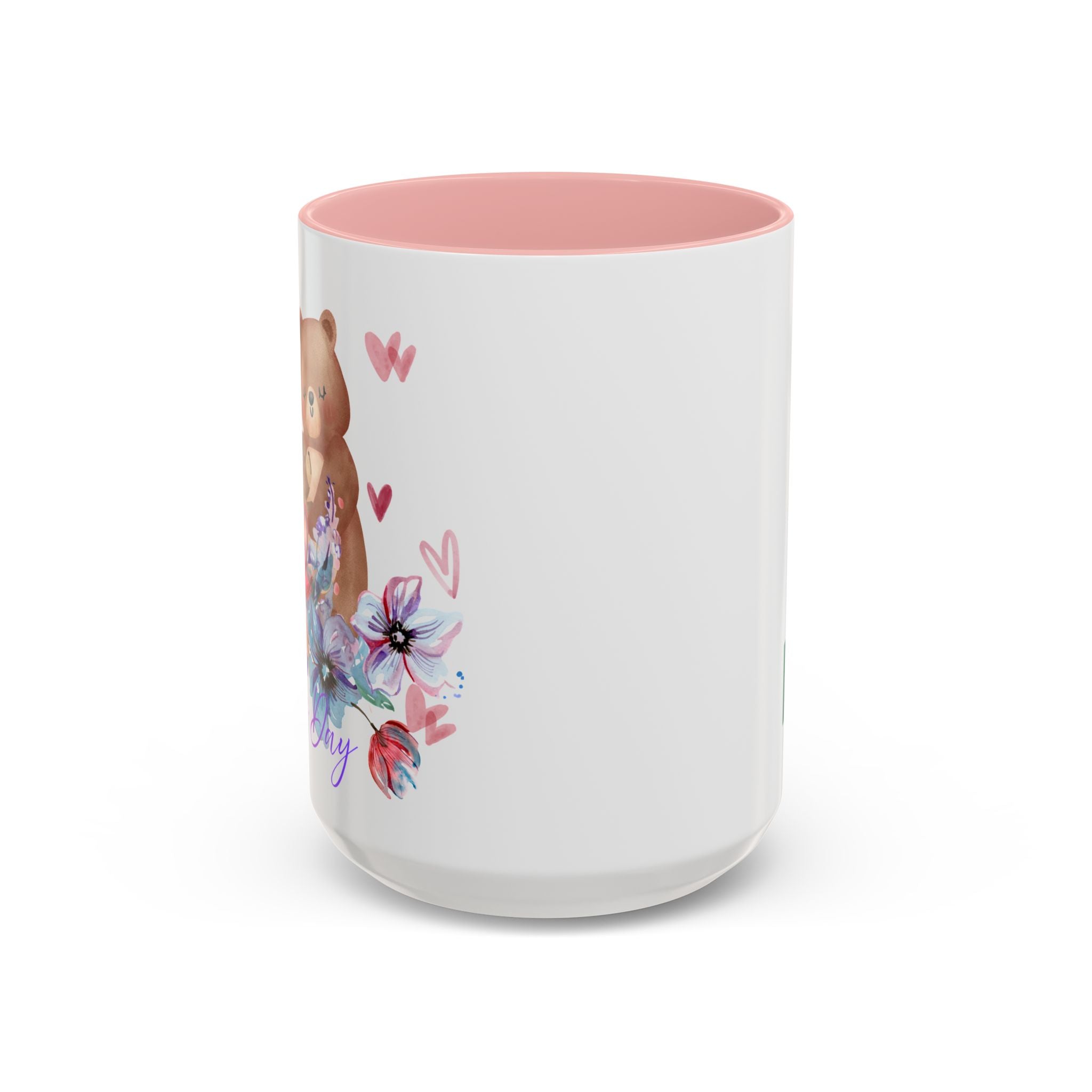 Mother's Day Bear Coffee Mug – Happy Mother's Day Floral Accent Mug