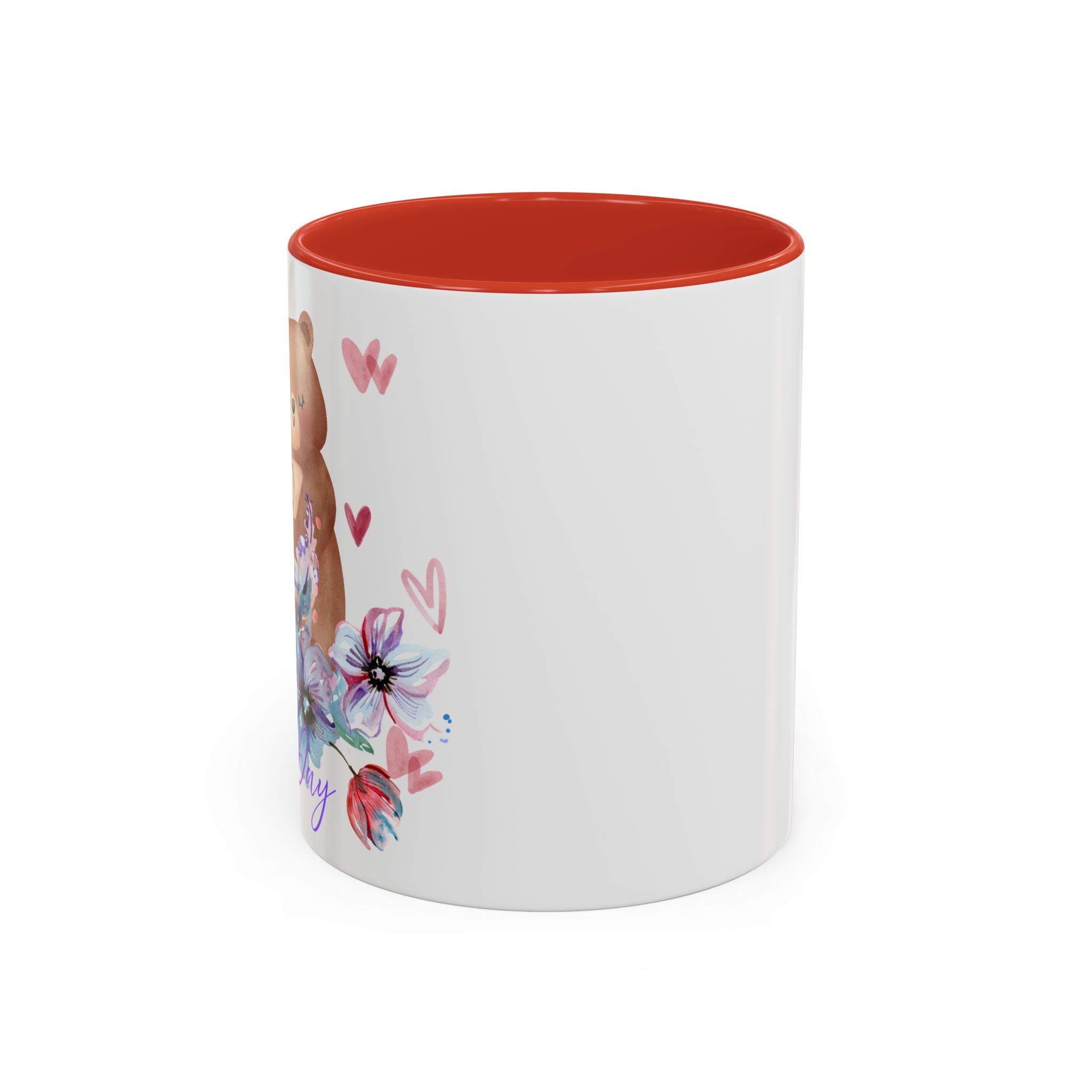 Mother's Day Bear Coffee Mug – Happy Mother's Day Floral Accent Mug